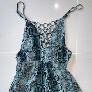 LF SNAKE PRINT ROMPER 🐍 Size Medium